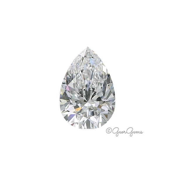0.30ct GIA Certified Colour G Pear Cut Diamond