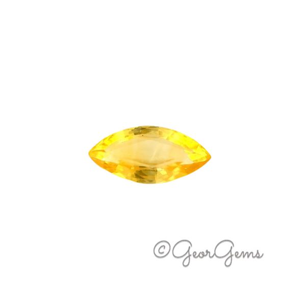 1.11ct Yellow Sapphire - Marquise