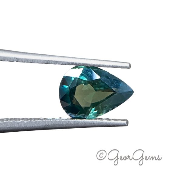 1.48ct Teal Sapphire - Pear Shape