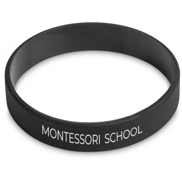 Fitwise-Silicone-Kids-Wristband-Black