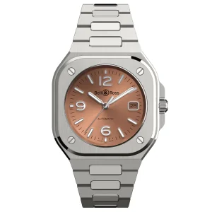 BELL & ROSS BR 05 Automatic Brown Dial Watch BR05ABRSTSST