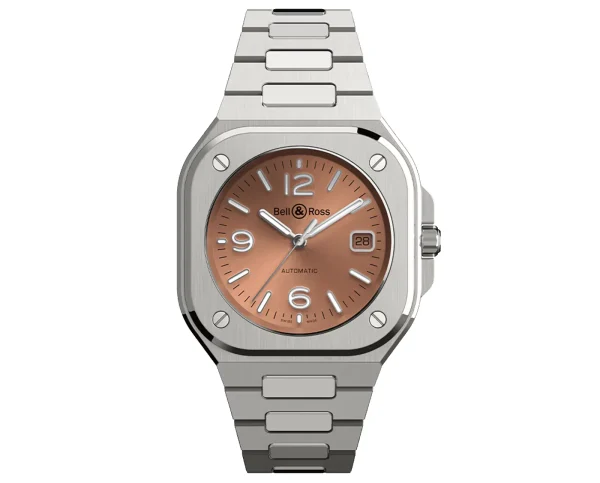 BELL & ROSS BR 05 Automatic Brown Dial Watch BR05ABRSTSST