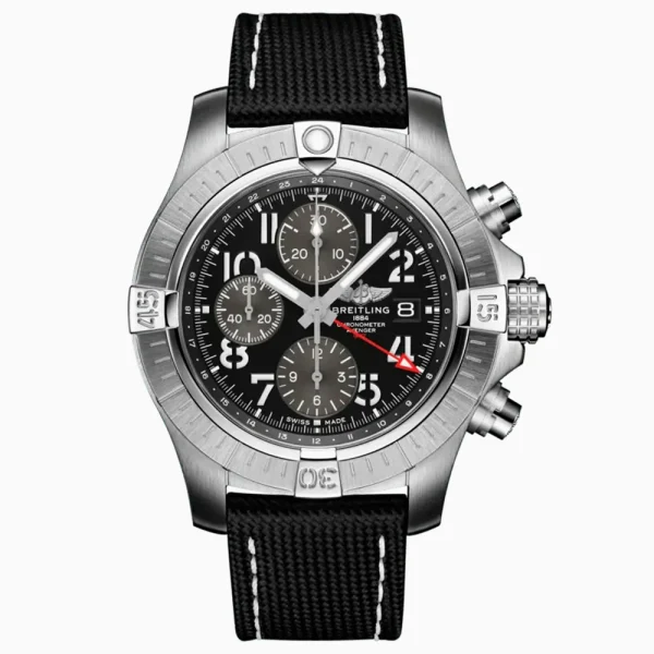 BREITLING Avenger Chronograph GMT Automatic Chronometer Black Dial Watch A24315101B1X1