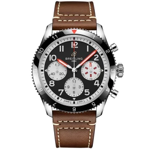 BREITLING Classic AVI Chronograph Automatic Black Dial Watch Y233801A1B1X1
