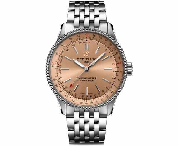 BREITLING Navitimer Automatic Chronometer Cooper Dial Watch A17395201K1A1