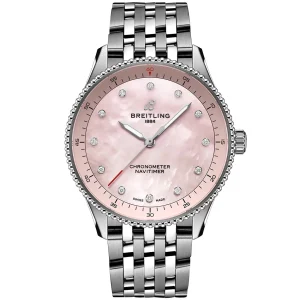 BREITLING Navitimer Quartz Chronometer Diamond Watch A77320D91K1A1