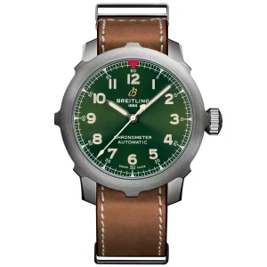 BREITLING Navitimer Super 8 B20 Automatic Chronometer 46 mm Green Dial Watch EB2040101L1X1