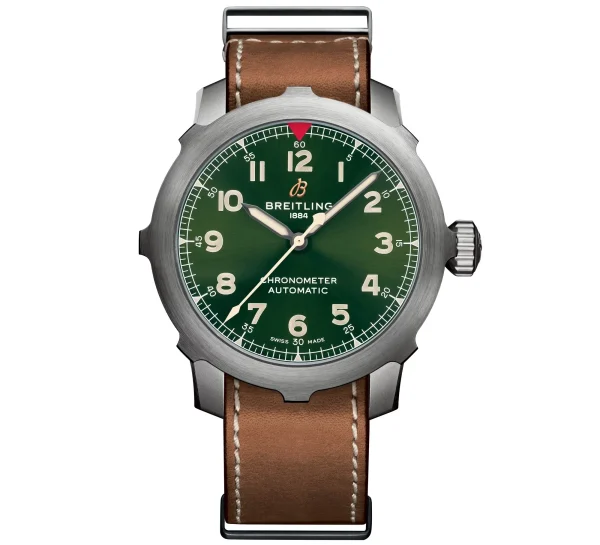 BREITLING Navitimer Super 8 B20 Automatic Chronometer 46 mm Green Dial Watch EB2040101L1X1