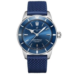 BREITLING Superocean Heritage II Automatic Chronometer 42 mm Blue Dial Watch AB2010161C1S1