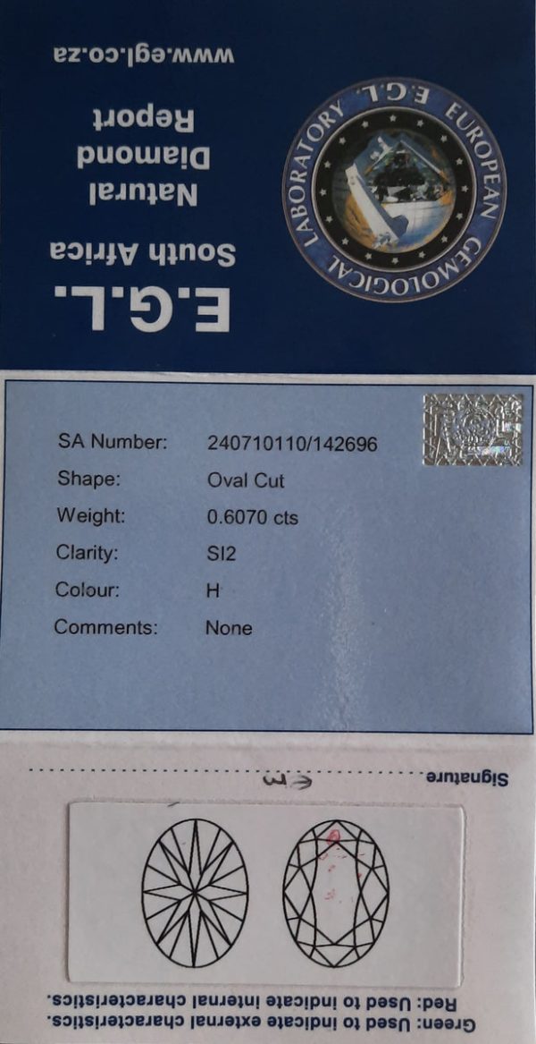 Oval Cut Diamond | R 10500 - Check Prices Buy Online