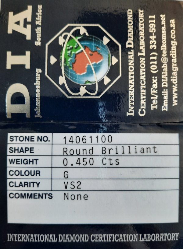 Round Brilliant Cut Diamond | R 11900 - Check Prices Buy Online