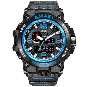 Smael 1545D Blue Multifunctional Watch