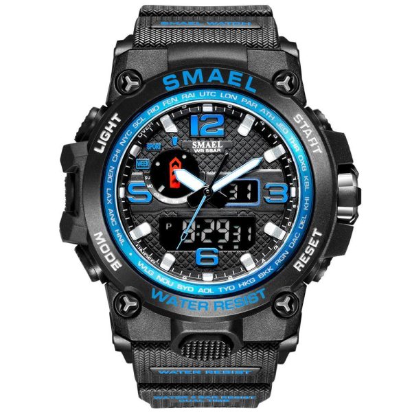 Smael 1545D Blue Multifunctional Watch