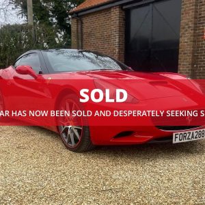 SOLD - Ferrari California