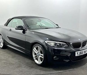BMW 2 SERIES 2.0 220d M Sport Convertible 2dr Diesel Auto Euro 6 (s/s) (190 p
