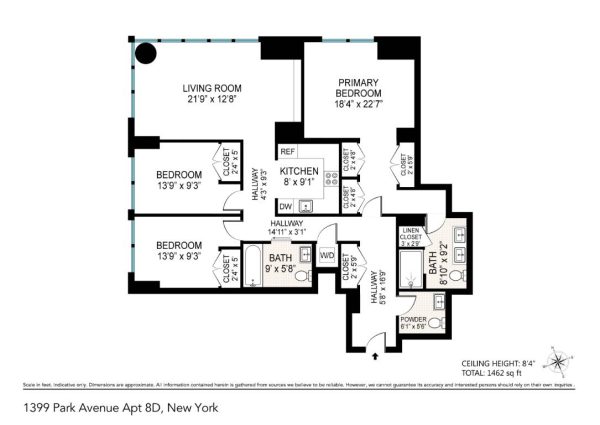 1399 PARK Avenue #8D, Manhattan, NY 10029 – RLS20003233 - Anthony J...