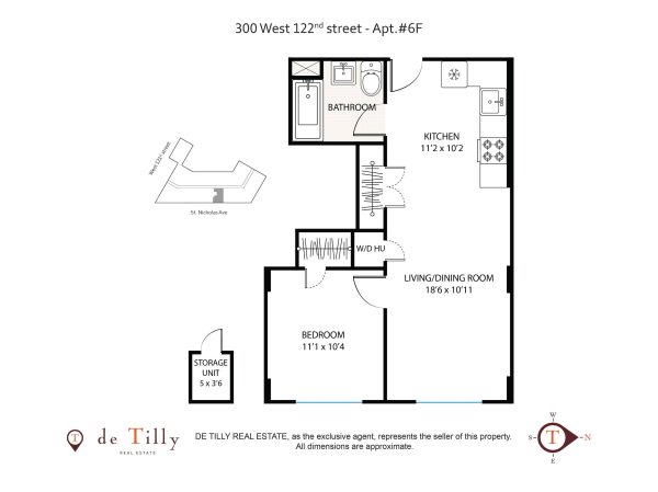 300 W 122nd Street #6-F, Manhattan, NY 10027 – RLS20033434 - Anthon...