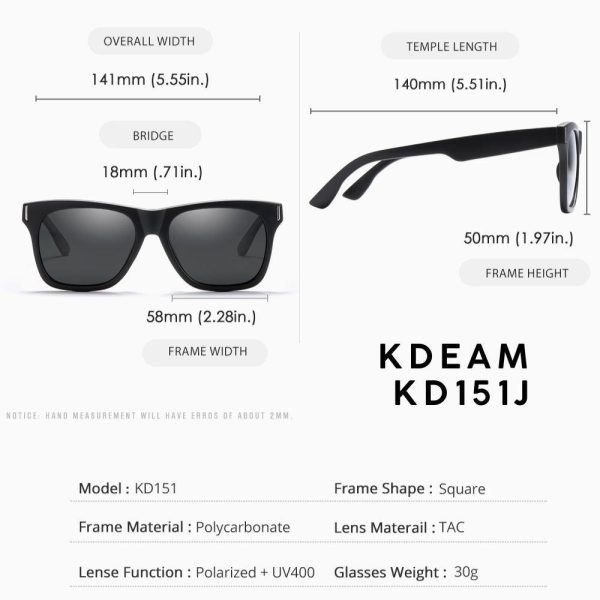 Kdeam Polarized Sunglasses Bundle | Buy 1 Get 1 FREE | Check Price & Availability | Quick Quote | Buy Online