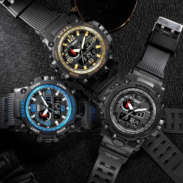 Smael 1545D Black Multifunctional Watch | Check Price & Availability | Quick Quote | Buy Online