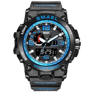 Smael 1545D Blue Multifunctional Watch