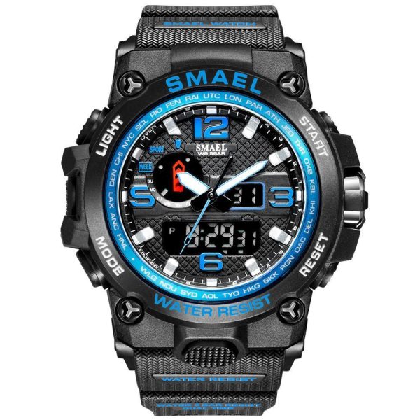 Smael 1545D Blue Multifunctional Watch