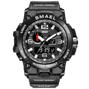 Smael 1545D Silver Multifunctional Watch
