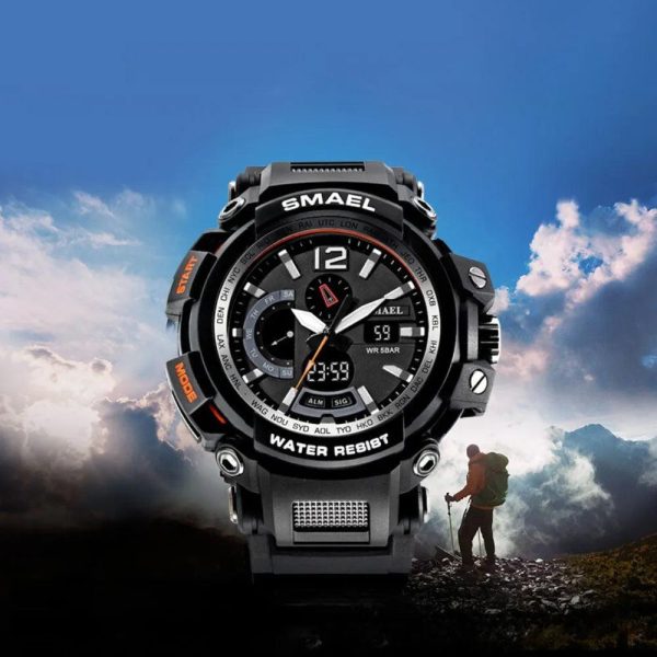 Smael 1702 Black Dual Display Watch | Check Price & Availability | Quick Quote | Buy Online