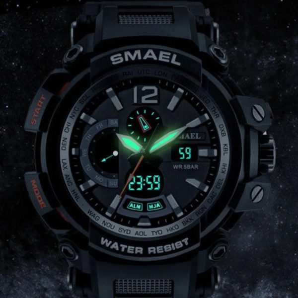 Smael 1702 Green Dual Display Watch | Check Price & Availability | Quick Quote | Buy Online