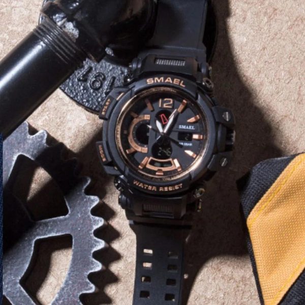 Smael 1702 Rose Gold Dual Display Watch | Check Price & Availability | Quick Quote | Buy Online