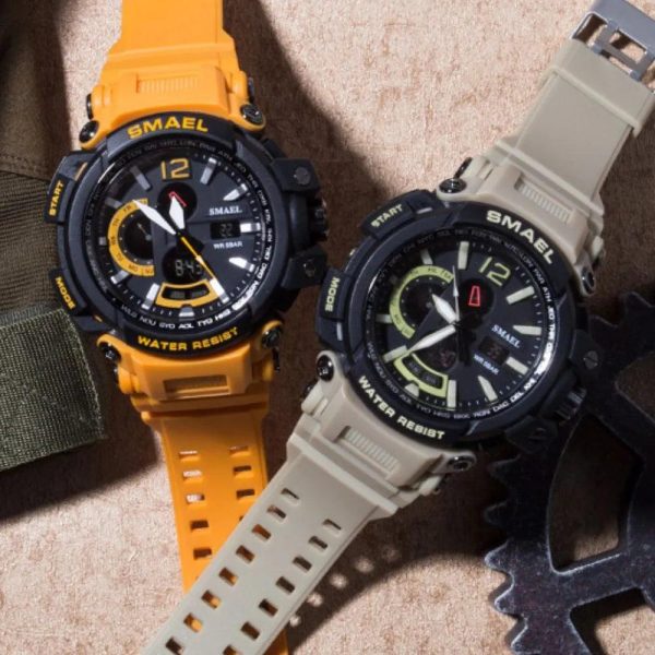 Smael 1702 Yellow Dual Display Watch | Check Price & Availability | Quick Quote | Buy Online