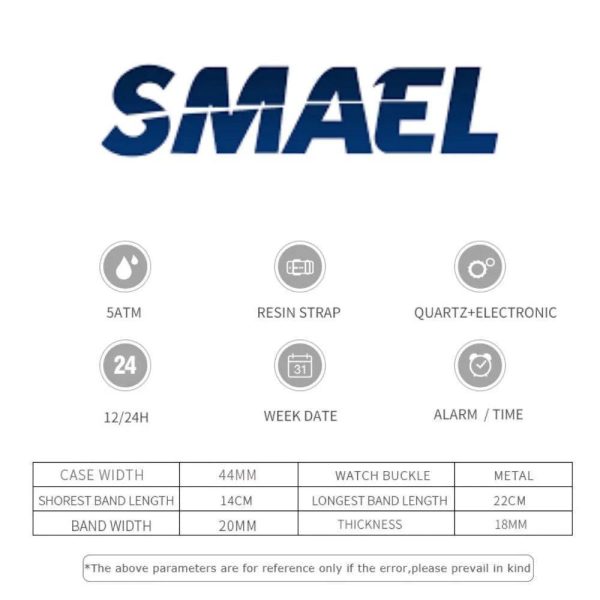 Smael 1808 Blue Multifunction Watch | Check Price & Availability | Quick Quote | Buy Online