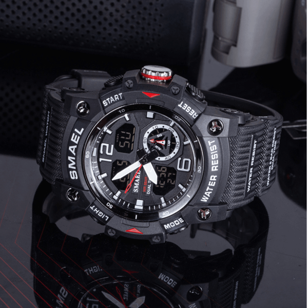 Smael 8007 Black Chronograph Watch | Check Price & Availability | Quick Quote | Buy Online