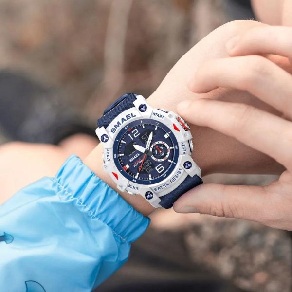 Smael 8007 Dark Blue Chronograph Watch | Check Price & Availability | Quick Quote | Buy Online