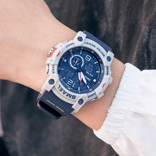 Smael 8007 Dark Blue Chronograph Watch | Check Price & Availability | Quick Quote | Buy Online