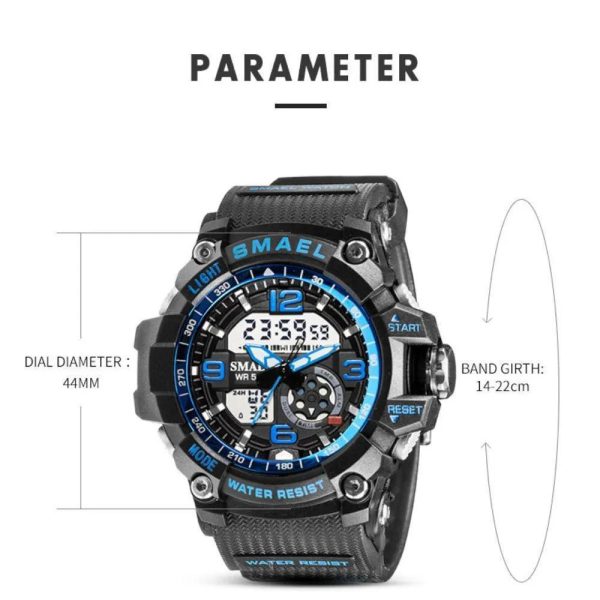 Smael 1808 Army Green Multifunction Watch | Check Price & Availability | Quick Quote | Buy Online